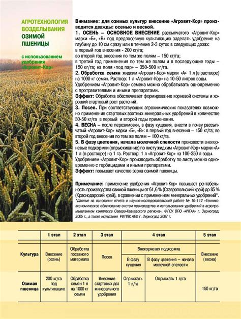 Оптимальный период для посева