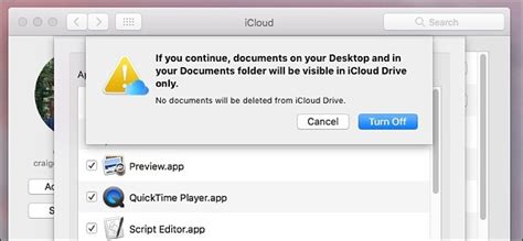 Отключение iCloud синхронизации между iPhone и Mac