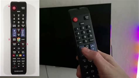 Открытие меню настроек Smart TV Samsung