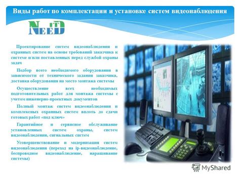 Подбор технического оборудования