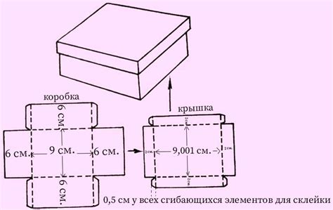 Подготовка бумаги к изготовлению коробки