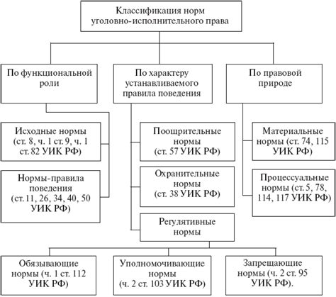 Понятие и виды норм уголовно исполнительного законодательства