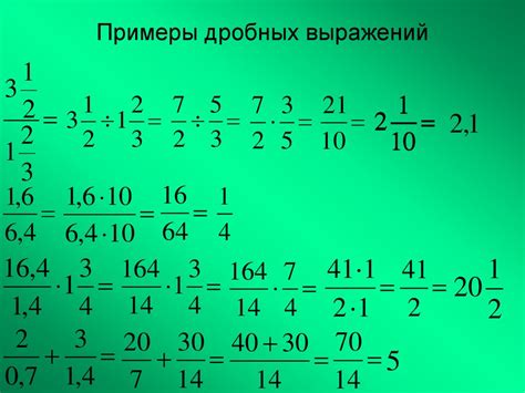Почему дробное выражение может быть бессмысленным