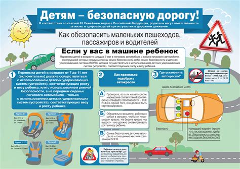 Правила безопасности для детей в автомобиле