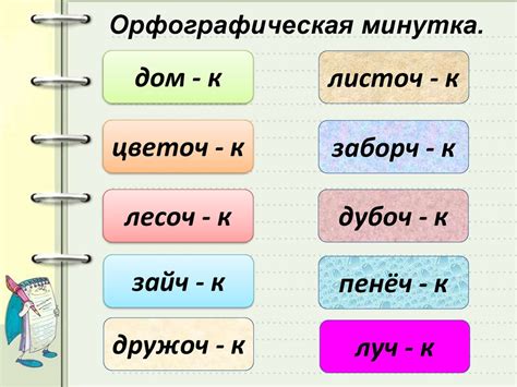 Правила образования слов с суффиксами "иц"