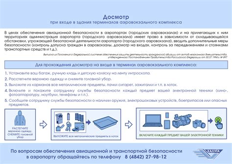 Правила проведения досмотра