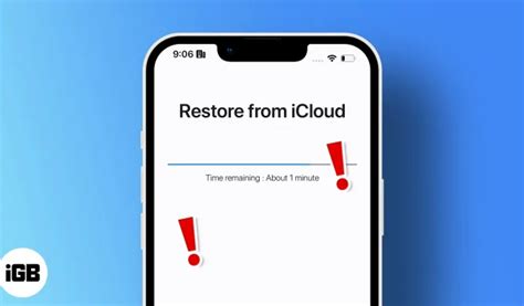 Предостережения и советы при восстановлении доступа к iCloud