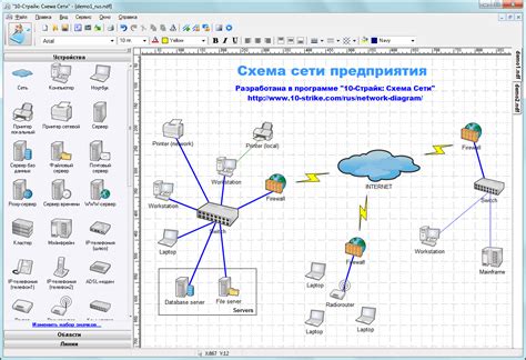 Преимущества автоматического создания схемы топологии сети