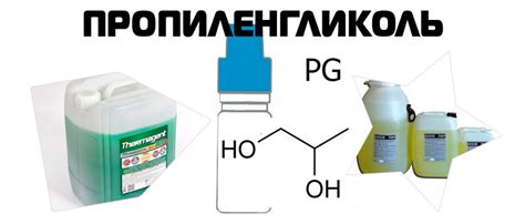 Применение пропиленгликоля и этиленгликоля