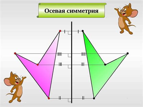 Примеры использования оси симметрии