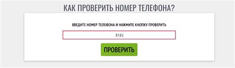 Проверка наличия своего номера в базе данных операторов связи