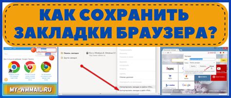 Процедура сохранения закладок