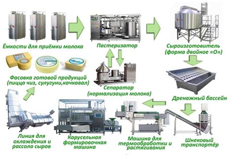 Процесс приготовления сыра