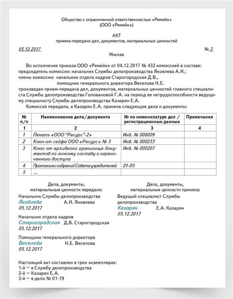 Раздел 2: Подготовка необходимых документов