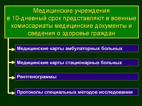 Раздел 3: Прохождение медицинского освидетельствования