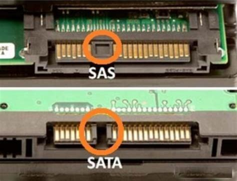 Различия между SAS и SATA