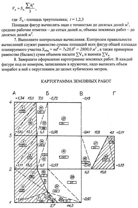 Расчет объема