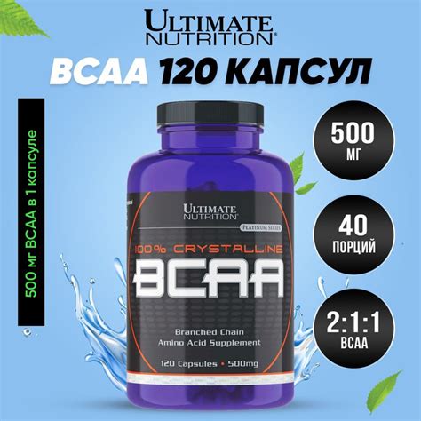 Роли аминокислот BCAA в организме