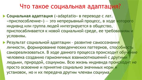 Социальная адаптация и укрепление контактов с другими учениками