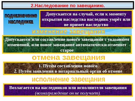 Суть завещания: определение и описание