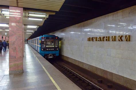 Схема движения поездов на салатовой ветке метро