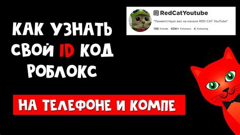 Узнать айди роблокс аккаунта на телефоне