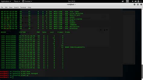 Узнать BSSID с помощью инструмента airodump-ng в Linux