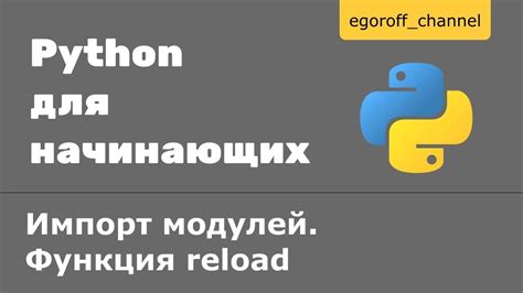 Установка и импорт модулей в Python