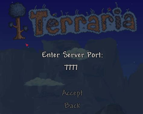 Установка программы Terraria Server