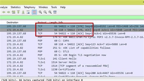 Установка TCP-соединения