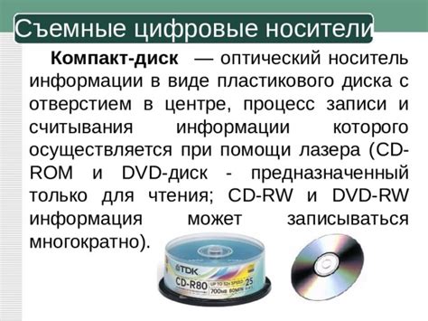 Чтение информации на диске