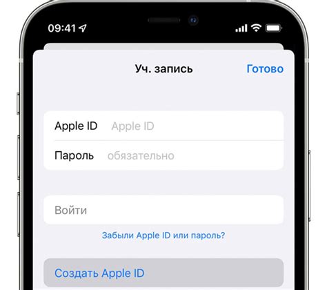 Шаг 5: Введите новый Apple ID и пароль