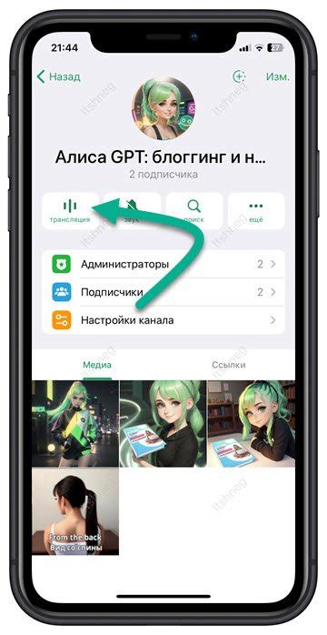  Запустите трансляцию 