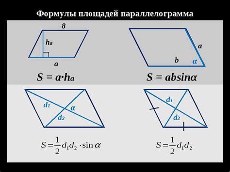  Площадь параллелограмма 