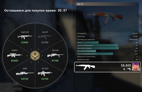  Подбор оружия для точки закупа в CS GO 